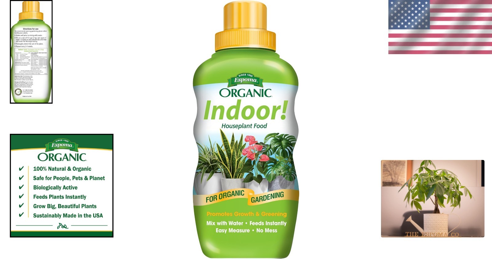 Organic 8 Oz Indoor Plant Food – Fast-Acting Fertilizer for All Plants