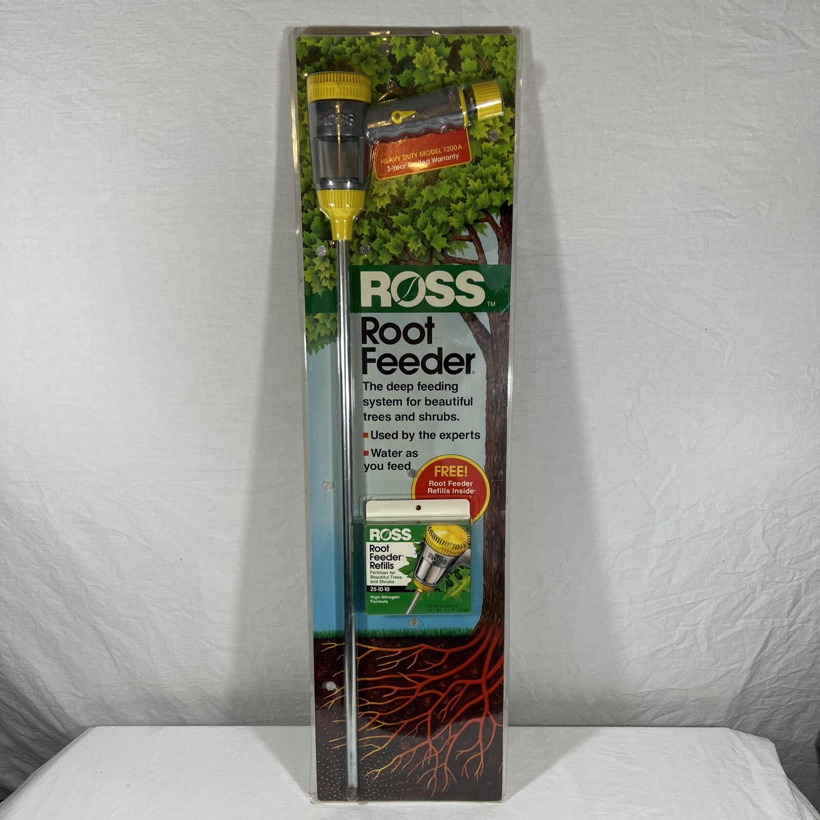 (NEW) Vintage Ross Root Feeder Heavy Duty Model 1200A W/Bonus Cartridges SEALED