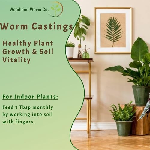Earth Worm Castings 20 LB – Natural Soil Amendment & Fertilizer for Gardening