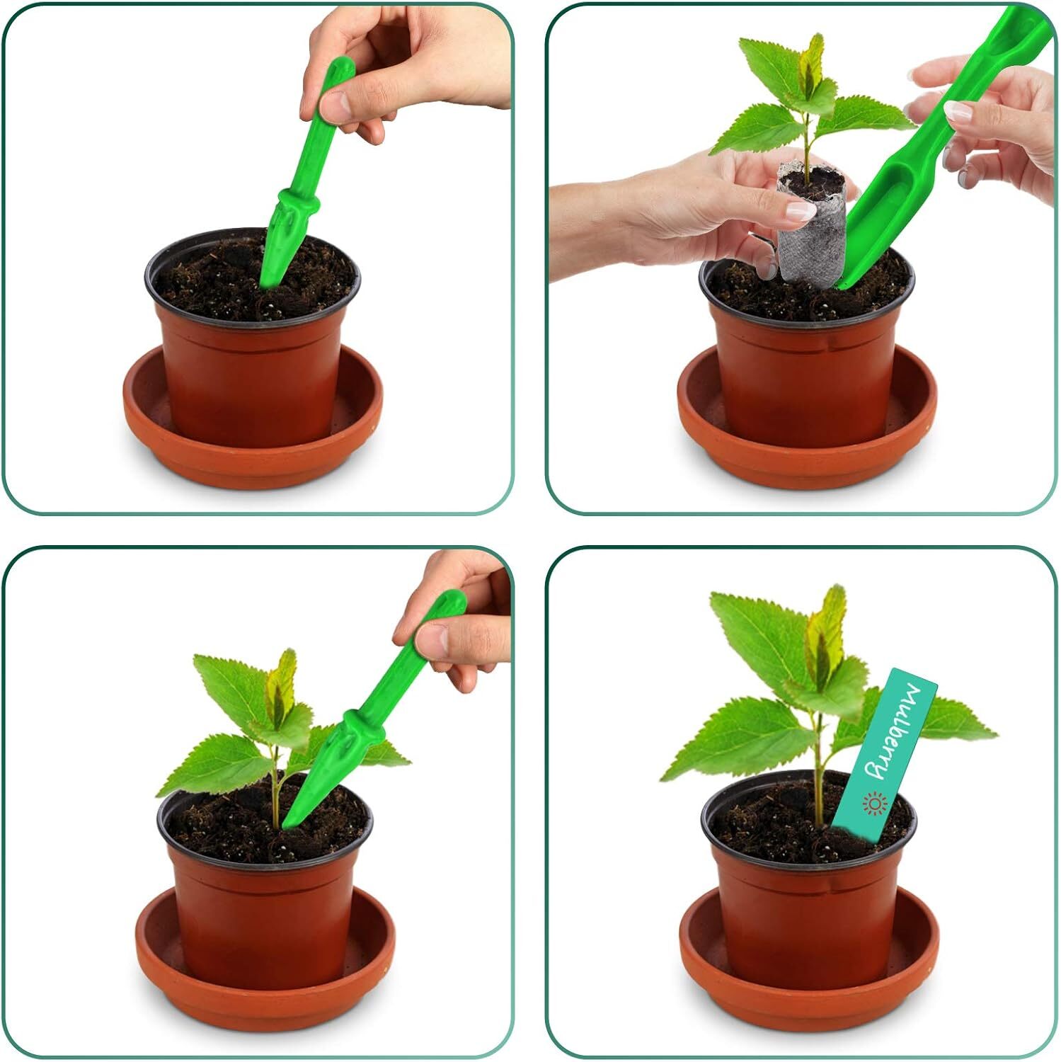 100 Pcs 30Mm Peat Pellet Seed Starter Soil, Compressed Seed Fertilizer Nutrient