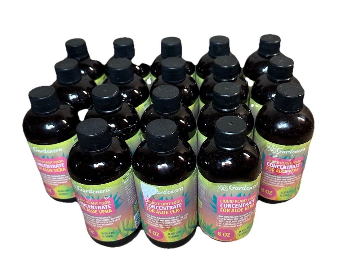 Lot of 18 Gardenera Liquid Plant Food Concentrate for Aloe Vera 8oz