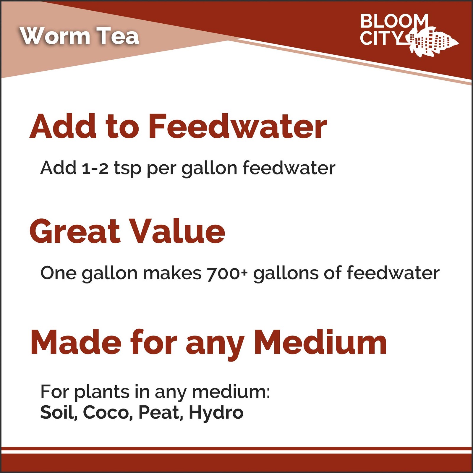 Organic Worm Tea Concentrate and Compost and Bokashi Booster, 1/2 Pint (8 oz)