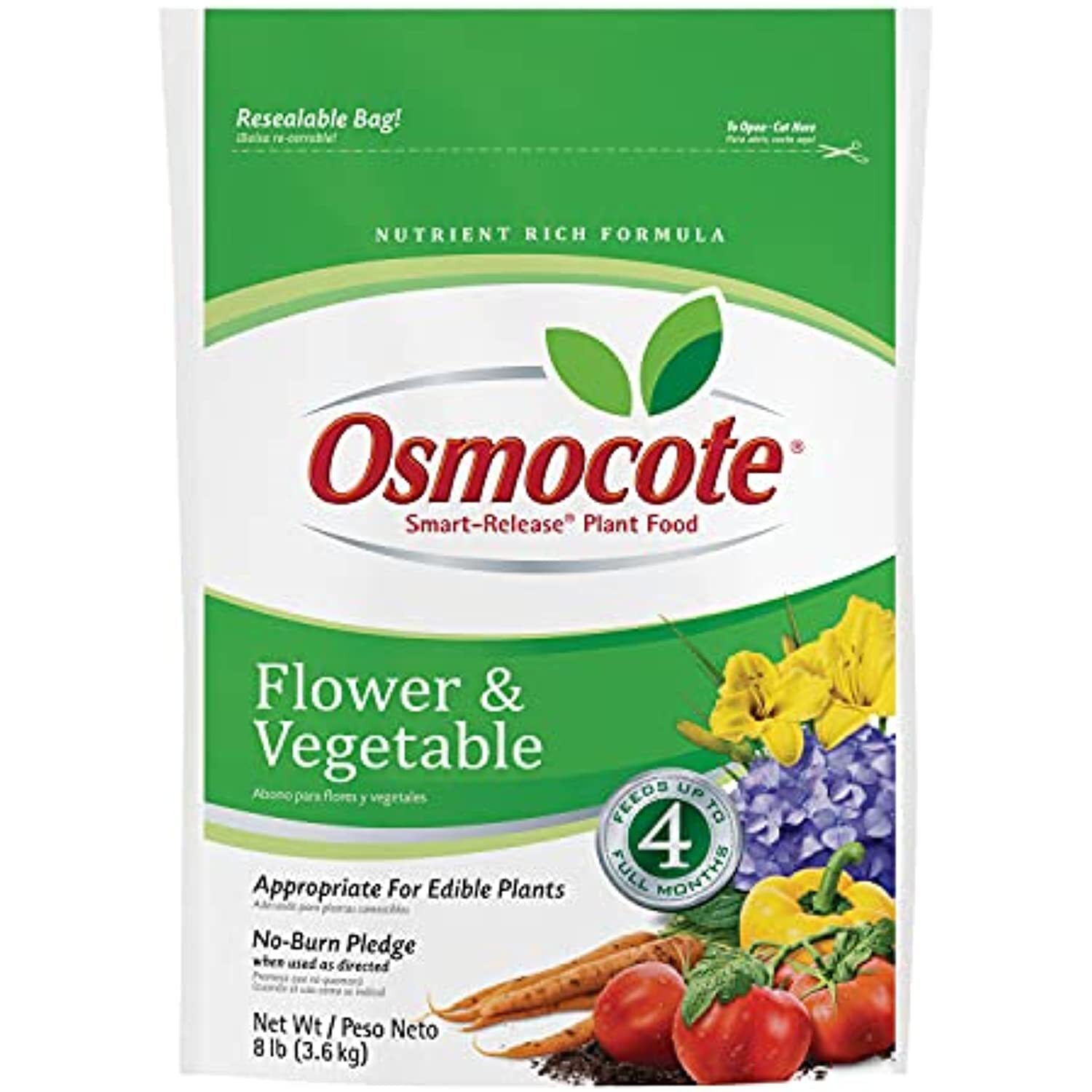 Osmocote Smart-Release Plant Food Flower & Vegetable, 8 lb.