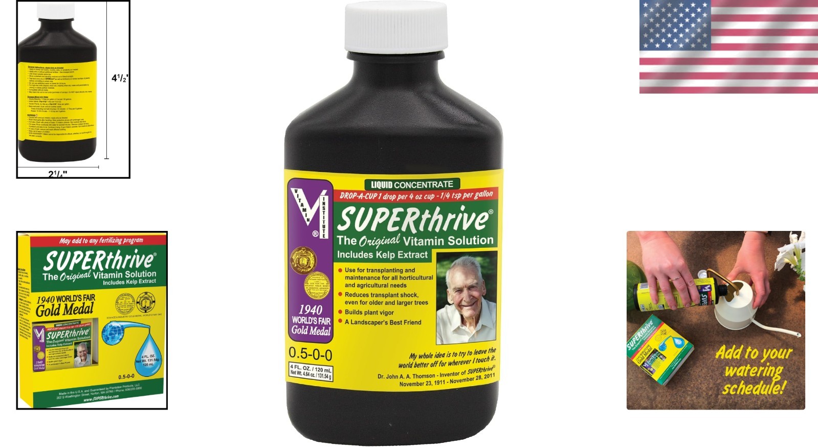 Super Concentrated Vitamin Solution – 4 fl. oz. for All Greenery Needs