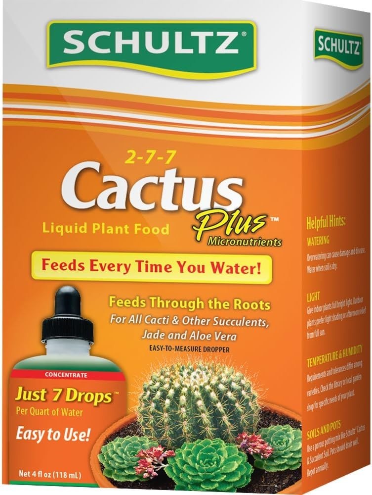 Cactus Plus 2-7-7 liquid Plant Food, 4-Ounce