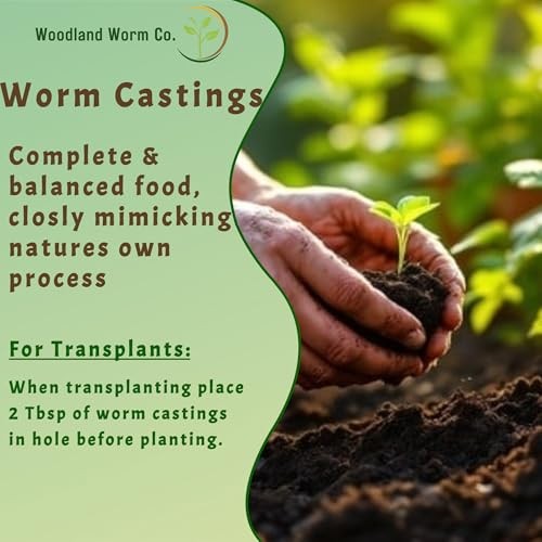 Earth Worm Castings 20 LB – Natural Soil Amendment & Fertilizer for Gardening