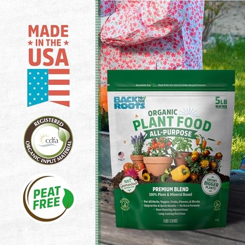 Organic All-Purpose Plant Food (5 lb. Value Size), Premium Blend, Safe & 5lb