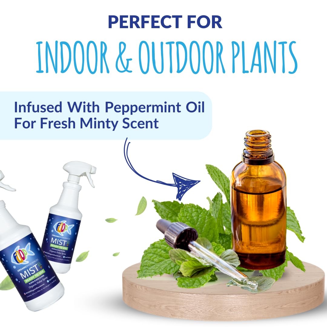 Organic Foliar Spray for Plants | Corrects Nutrient Deficiencies | 32oz