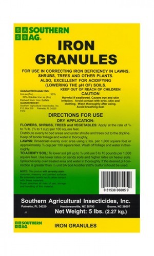 Iron Granules Fertilizer – 25 Lbs.
