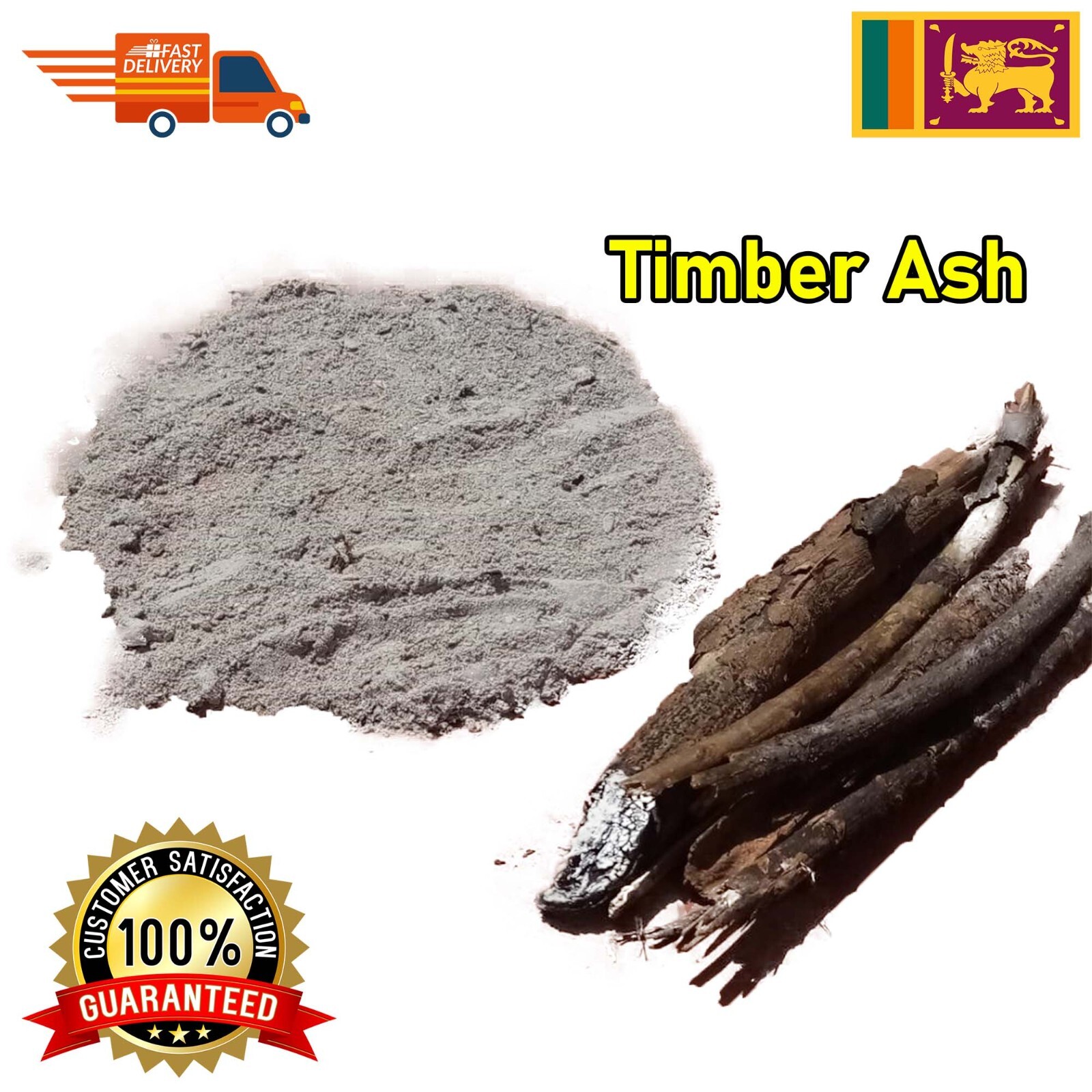 100% Natural Pure Timber Ash – Natural Fertilizer and Soil Amendment