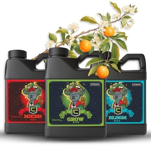 2L Liquid Plant Fertilizer Kit for Hydroponics Soil Vegetables Flowers Herbs