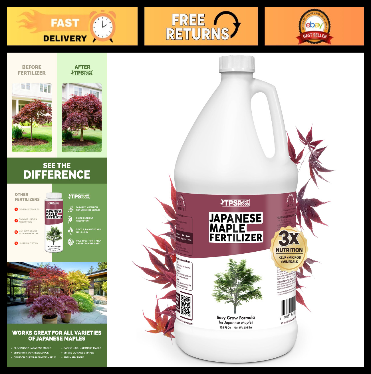 Liquid Fertilizer for Japanese Maple – Vibrant Color, Strong Roots & Healthy Gro