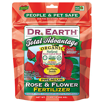 Dr. Earth 72855 Total Advantage Rose/Flower Fertilizer, 1 Lb. – Quantity 12