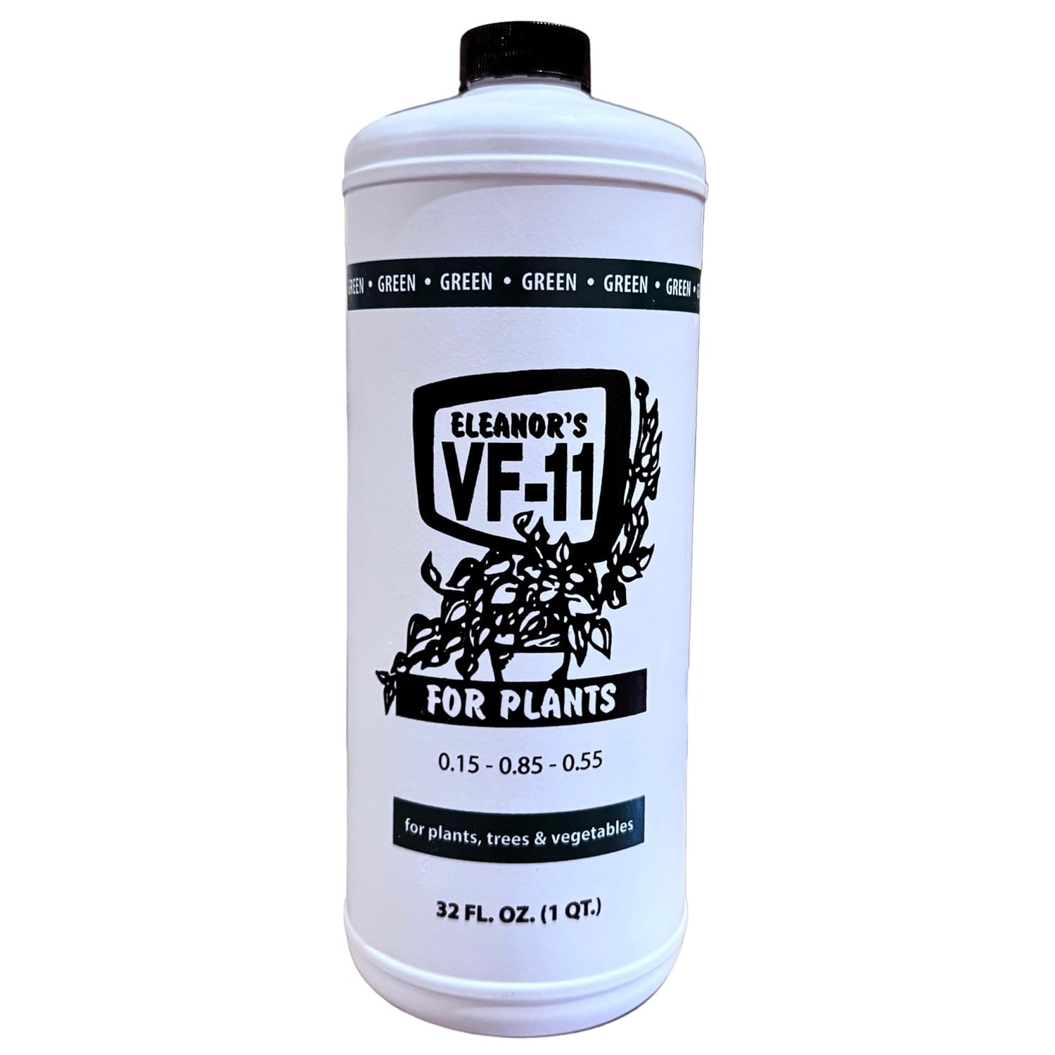 Eco Friendly Plant Fertilizer 32 oz Natural Vegan Fertilizer for Indoor