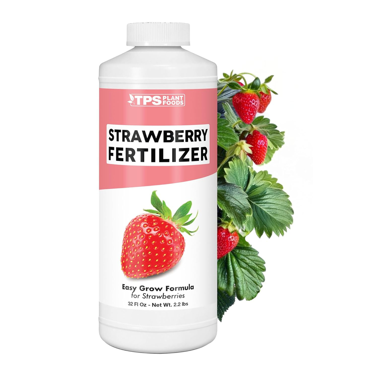 Strawberry Fertilizer – Liquid Plant Food for Better Flowering, Bigger Berries &