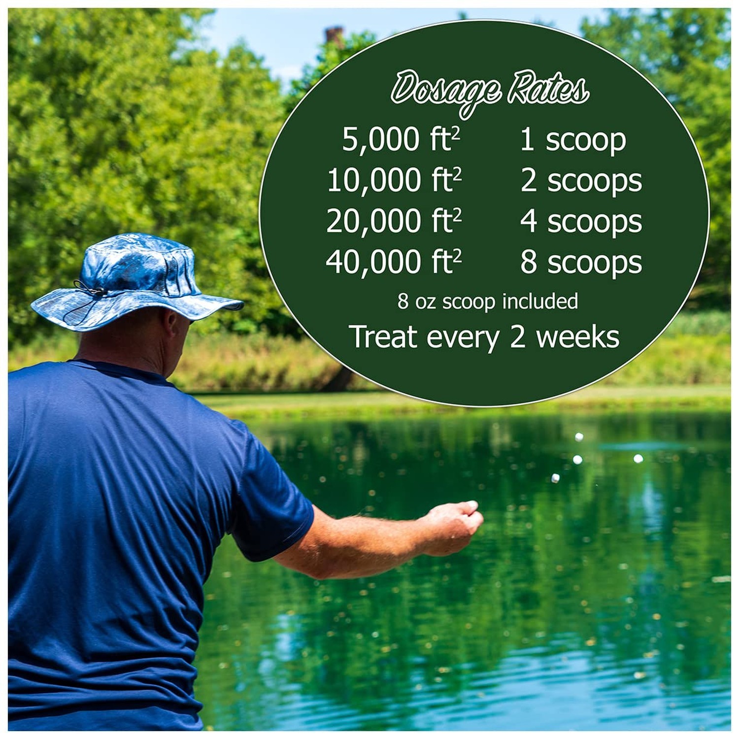 Muck Remover Pellets 10 lb Pond Tablets Treats 2.5 Acres – Pond Sludge Remove…