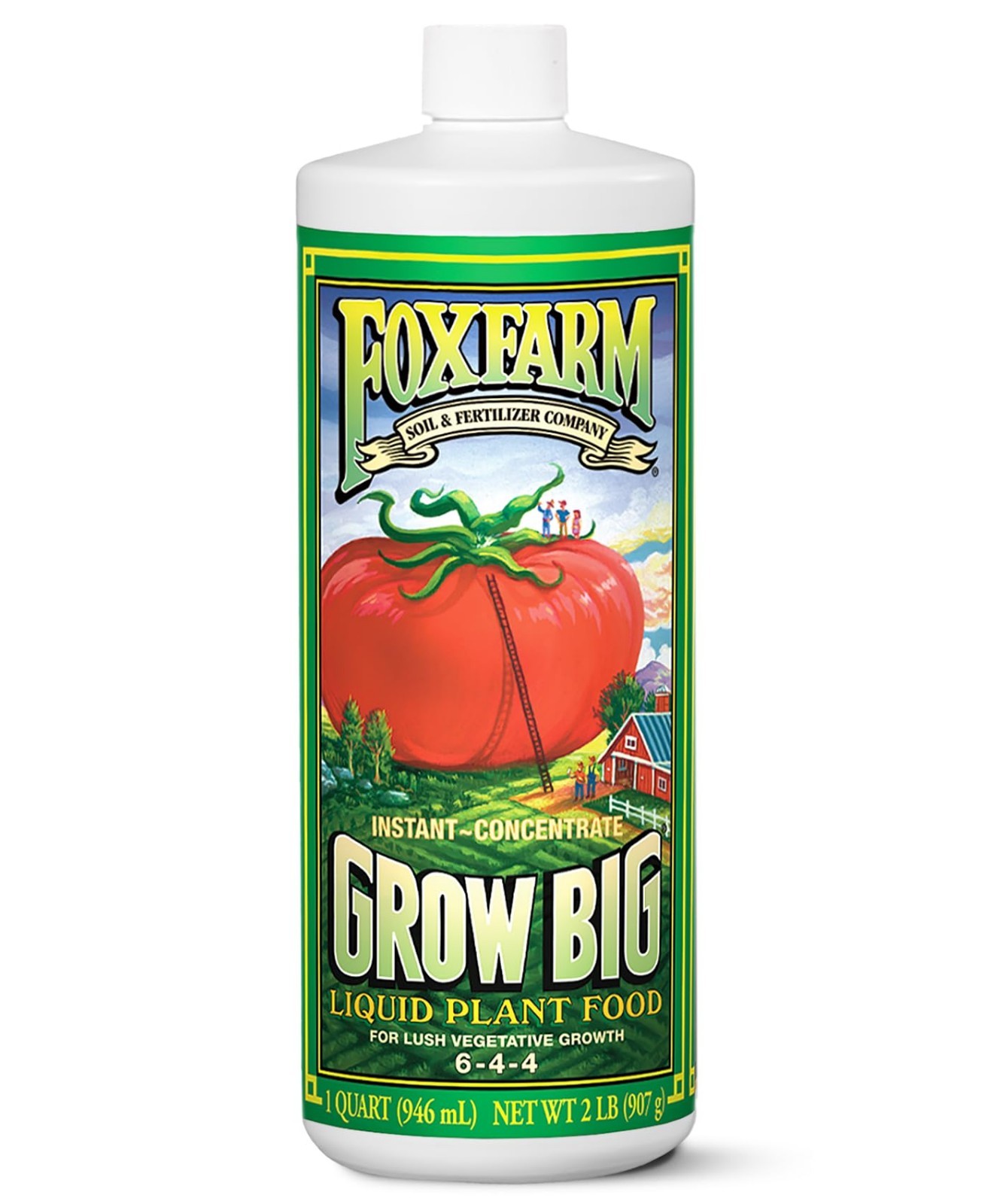 Liquid Plant Fertilizer 6-4-4 for House Plants – Fast Nutrient Uptake, Quart Siz