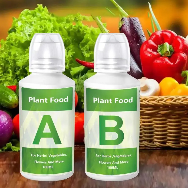Fertilizer a and B Hydroponic Garden Plant Food Plant Fertilizer for Flowers Veg