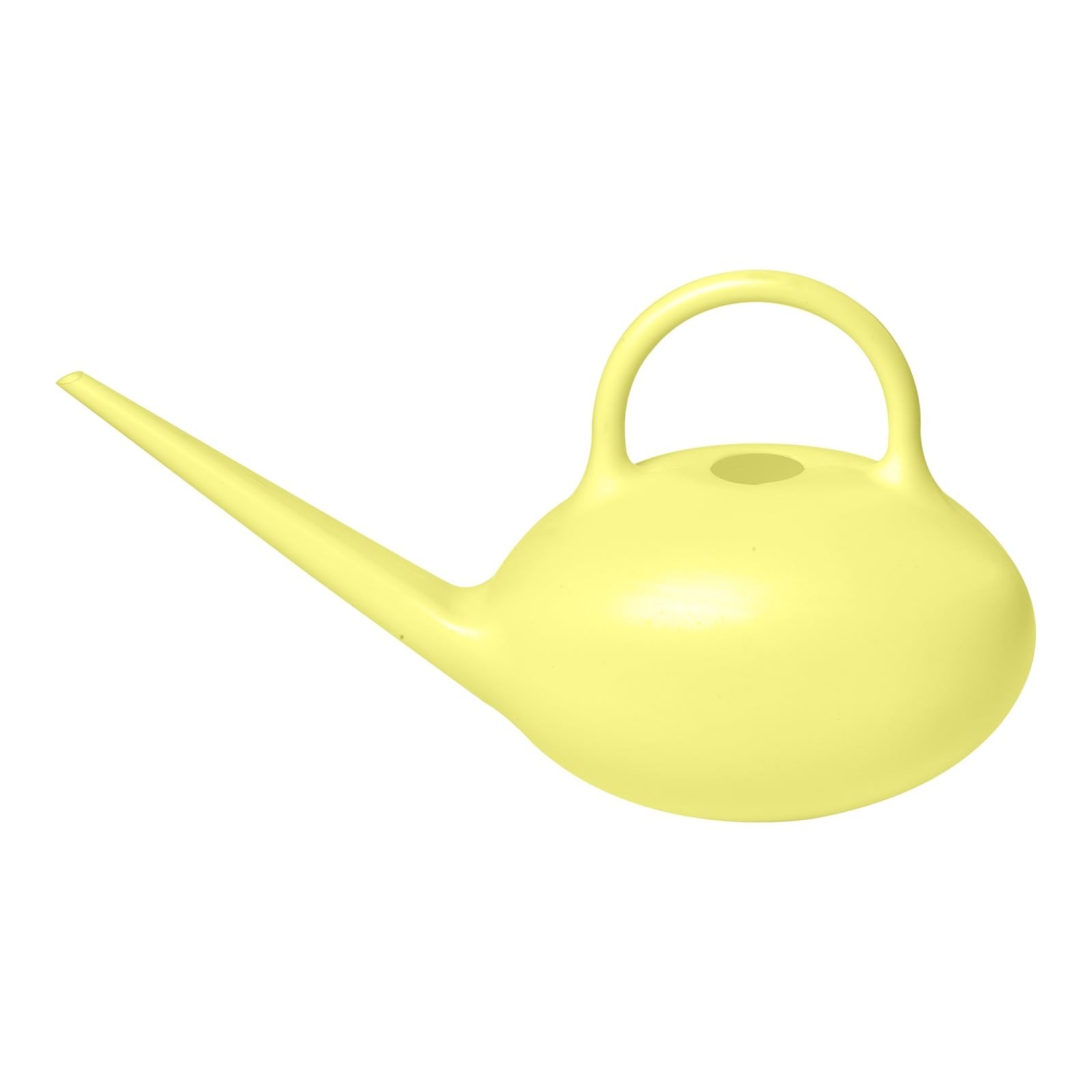ZXJ Small Plastic Watering Can – 1/4 Gallon – for Home Plant Garden – Yellow