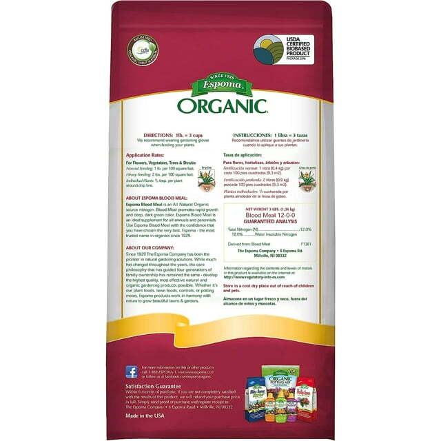 Espoma Blood Meal (3 Lb)