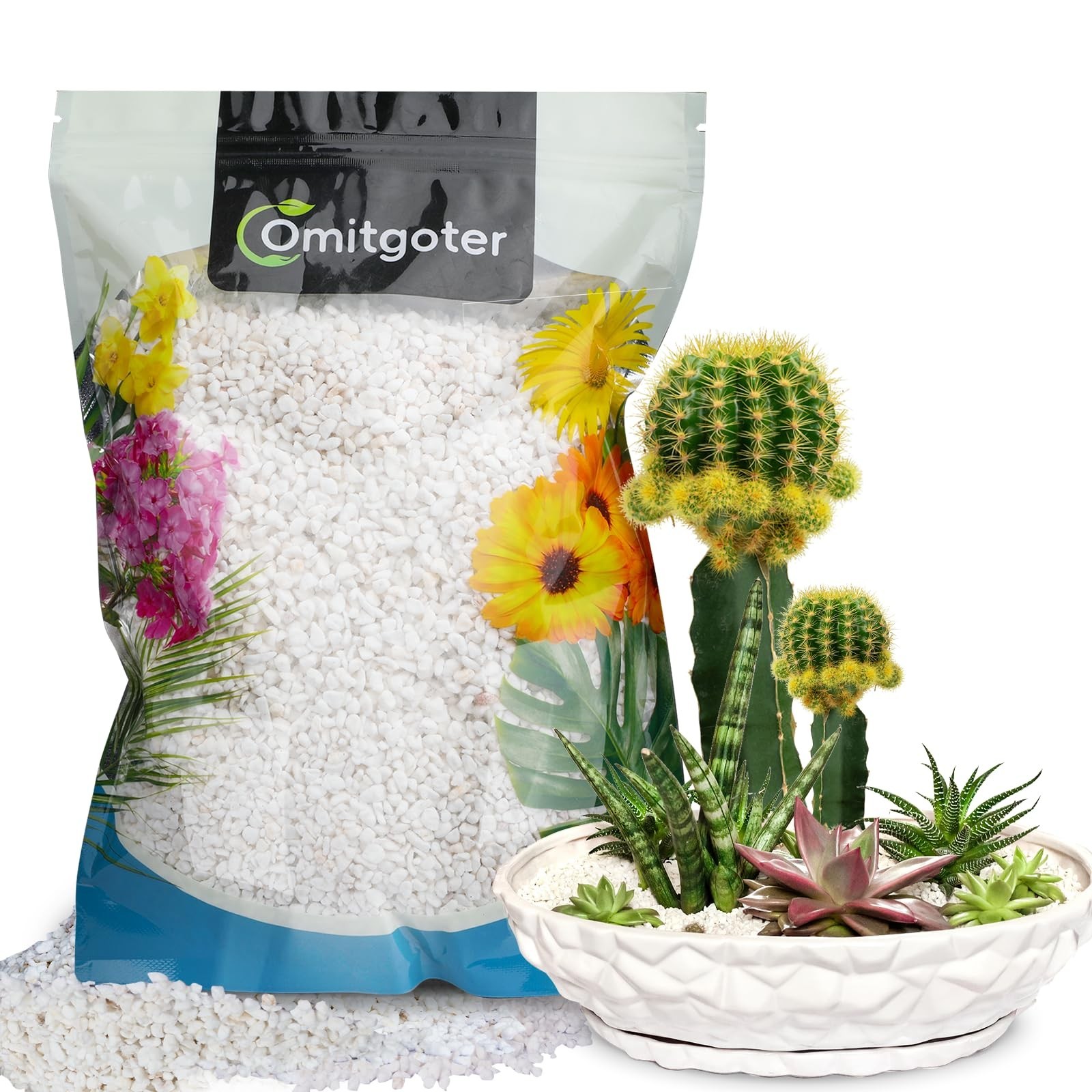 Horticultural Perlite for Plants 1qt, All Natural Horticultural Soil Additive…