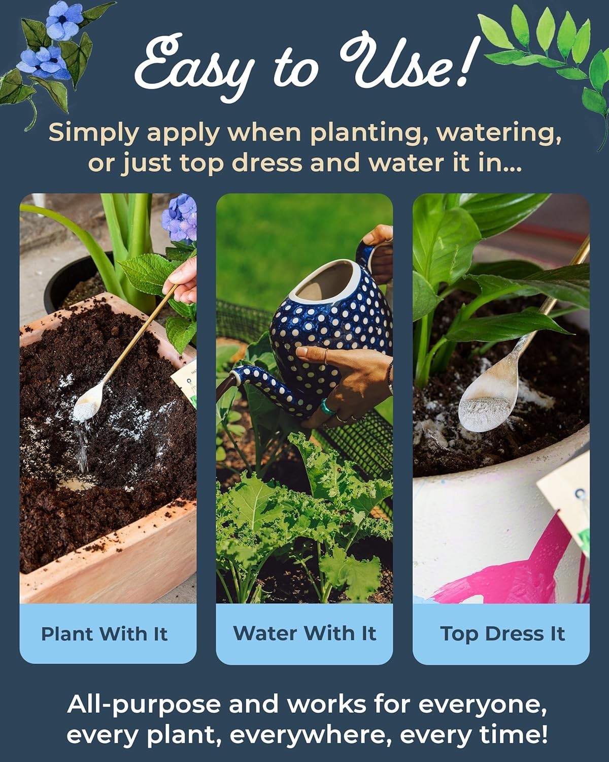 Truly Organic All-Purpose Plant Food — Fast-Acting, Water-Soluble Nutrients f…