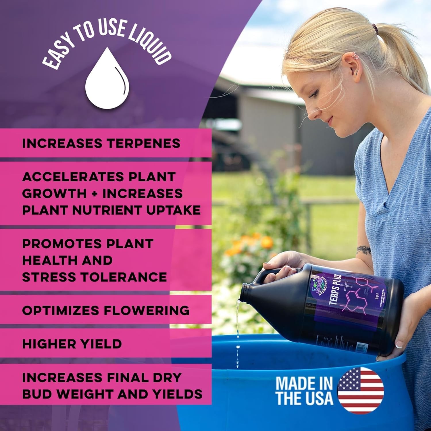 Hydroponics Starter Kit 4oz Bottles Photosynthesis Plus Nourish L Vegetable Frui