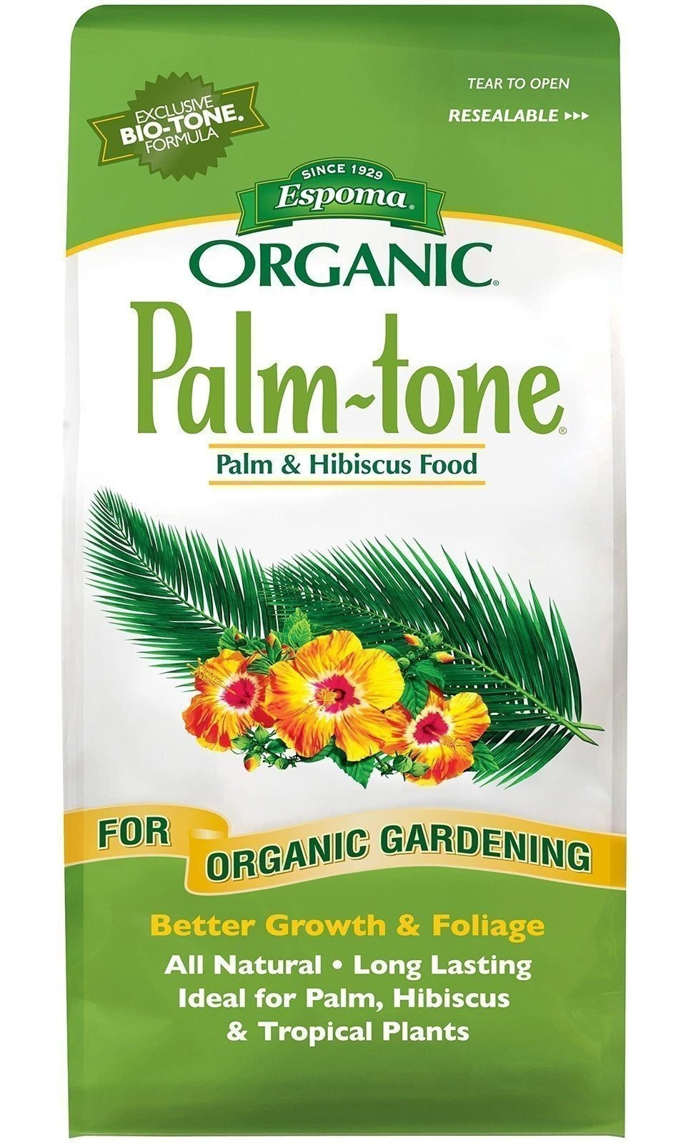 Espoma Organic Palm-Tone 4-1-5 Natural & Organic Plant Food; 4 lb. Bag;…