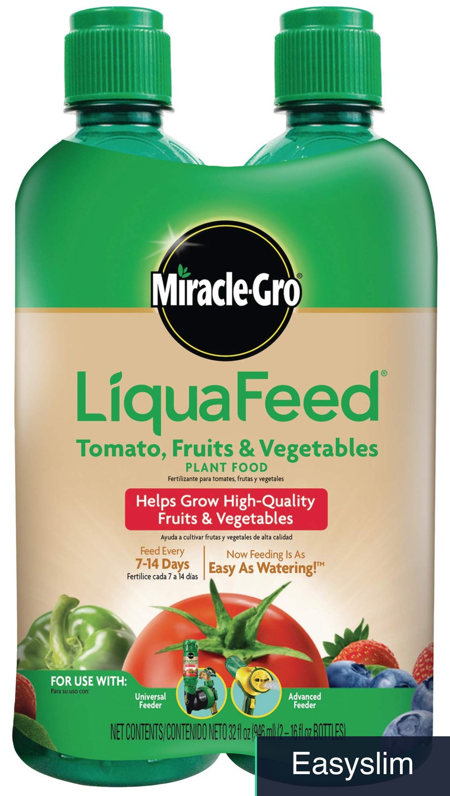 Tomato Fruit Vegetable Liquid Plant Food Concentrate 16 oz 2-Pack