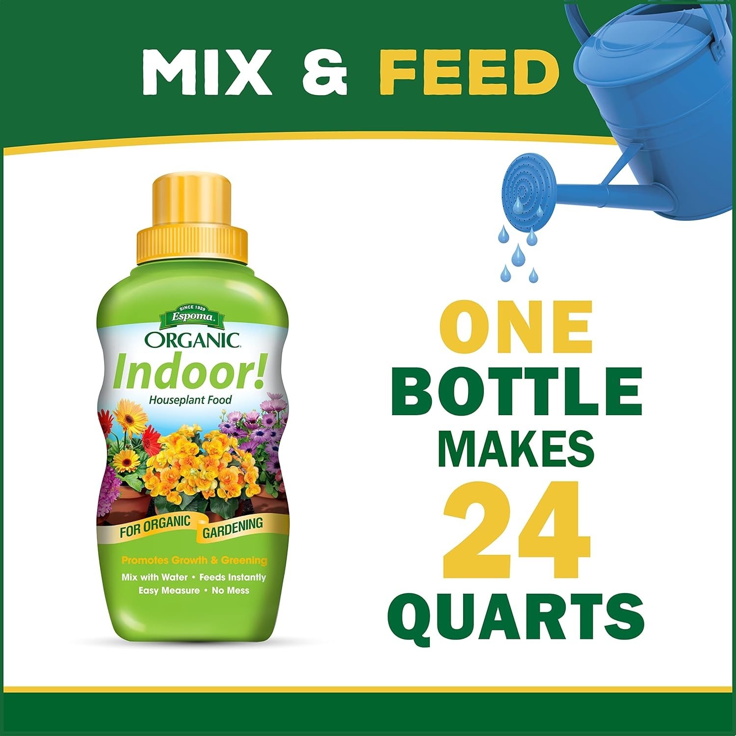Liquid 8oz Organic Fertilizer – Fast Results for Indoor Plants & Safe for Kids