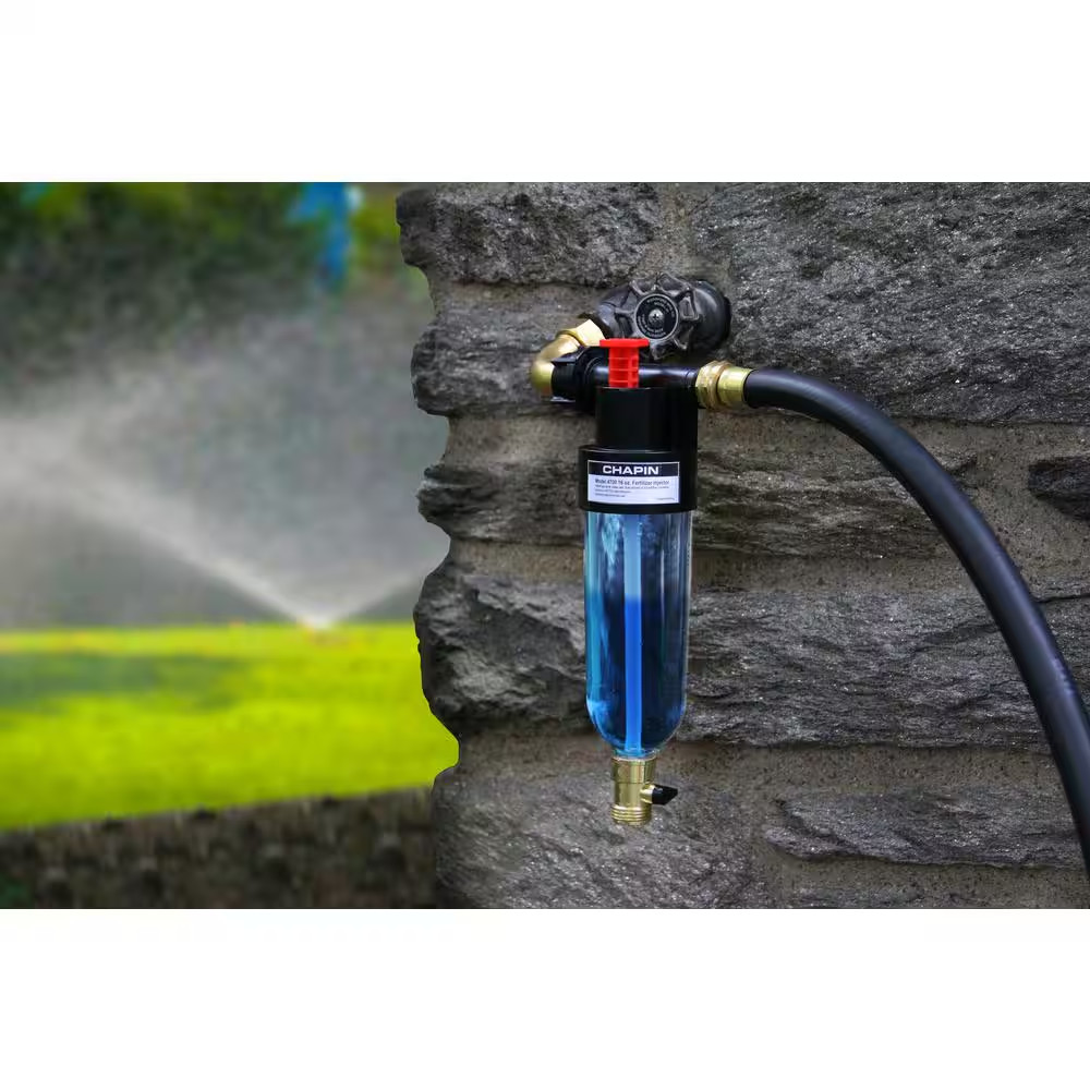 Hydrofeed 16 Oz. In-Line Auto-Mix Fertilizer Injector System for Lawn and Garden