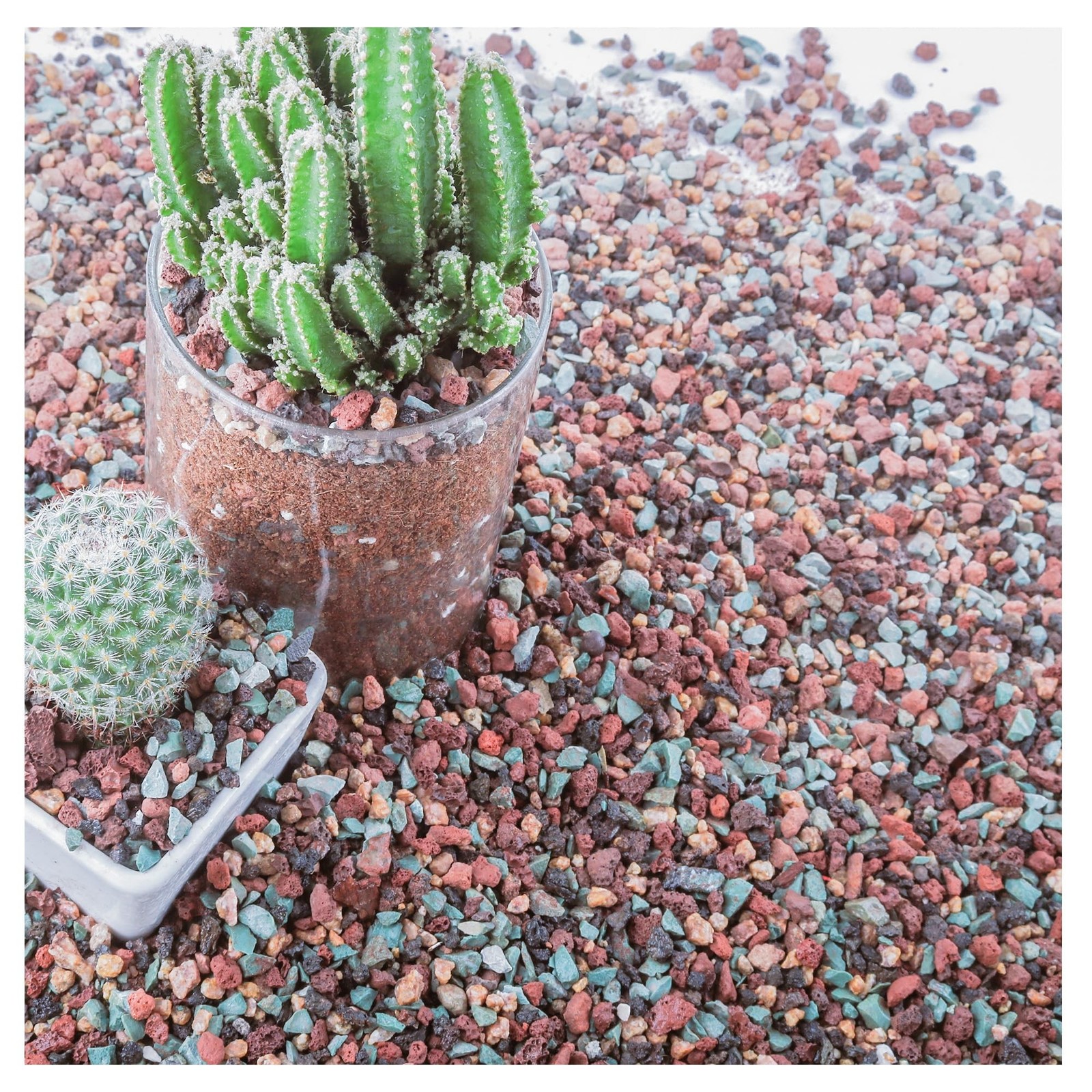 15lb Mix Horticultural Lava Rock Pebbles Pumice Potting Soil Amendment Succul…