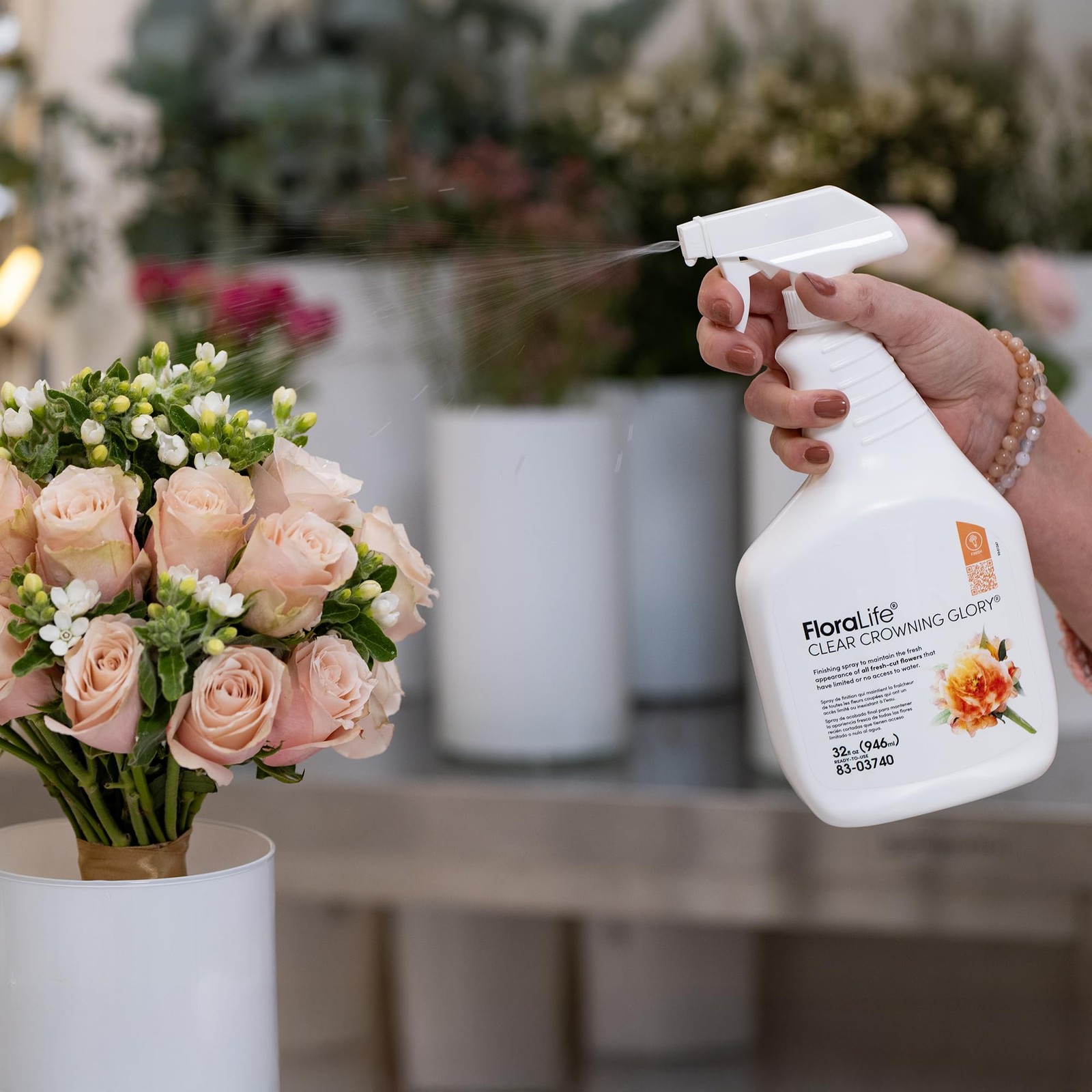 Liquid Shield Finishing Spray for FreshCut Flowers 32 fl oz