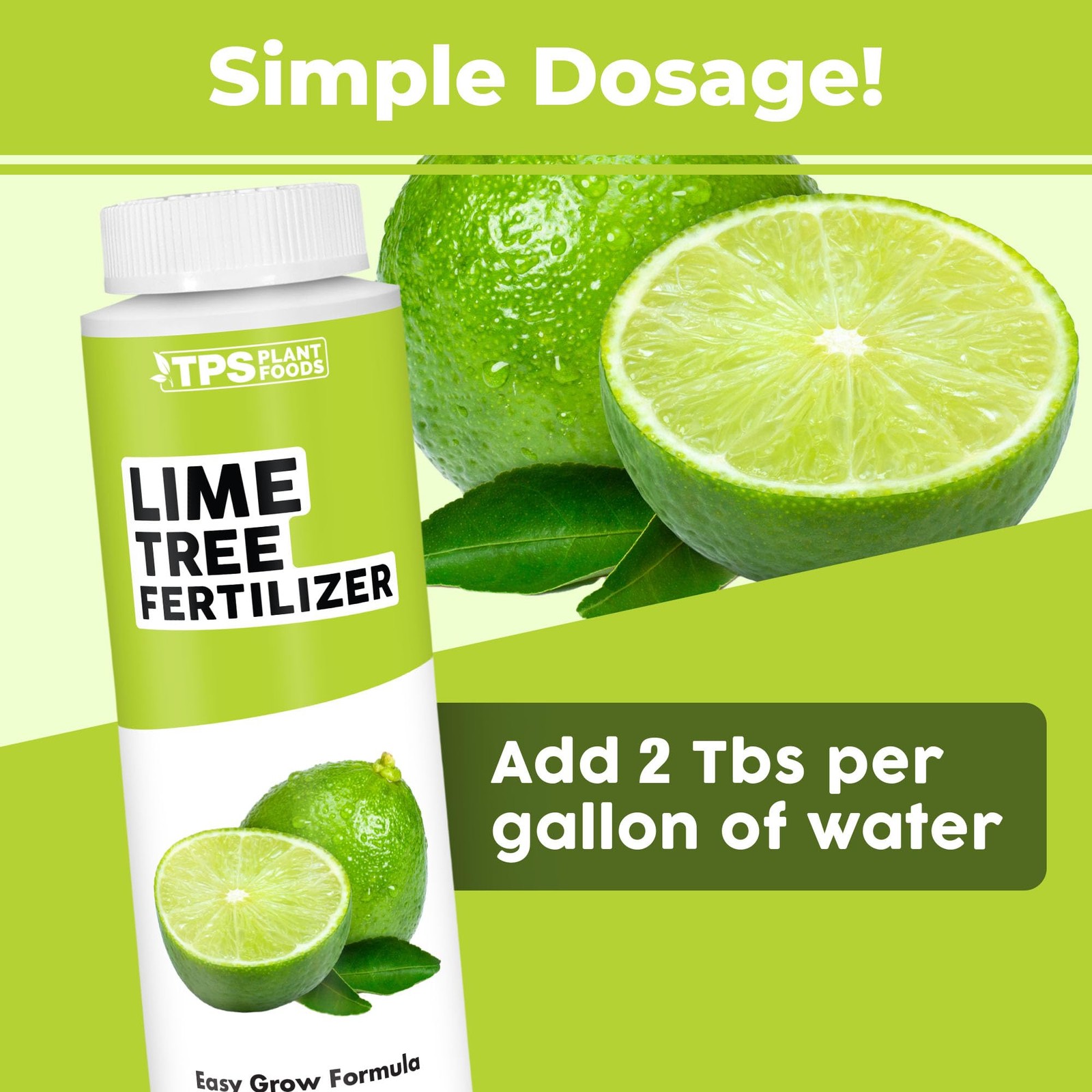 Lime Tree Fertilizer for All Lime and Citrus Trees, Liquid Plant Food 8 oz 250mL