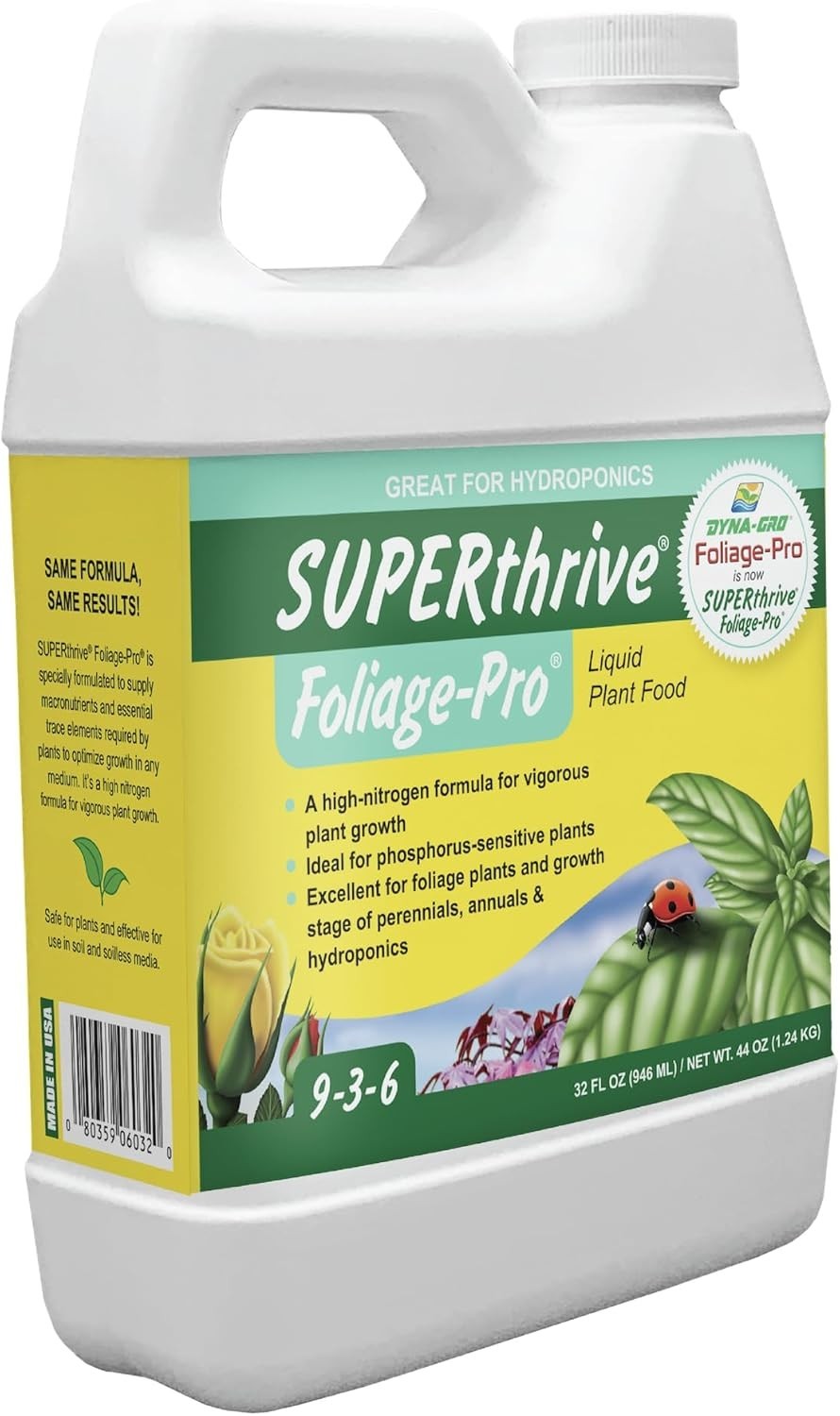 All-in-One Dyna Gro Foliage Pro 32oz for Optimal Growth of Tropical Plants