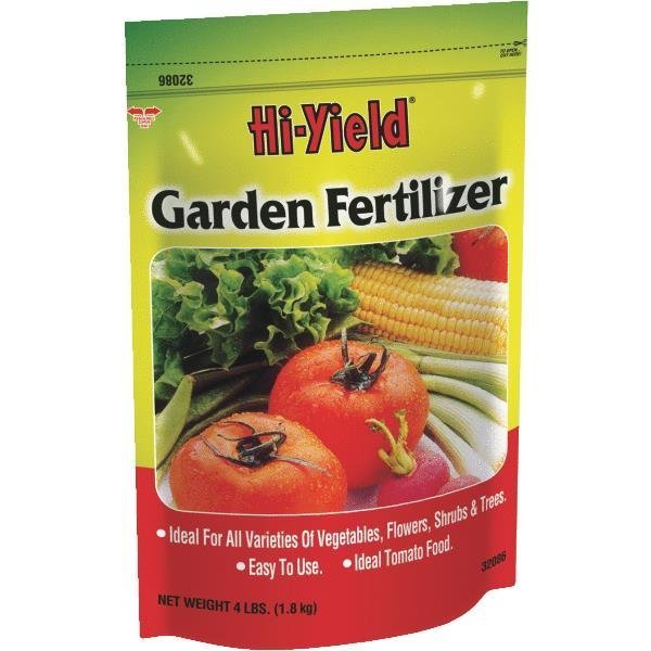 (1)-Hi-Yield 4# Analysis:8-10-8 Dry Plant Food Garden Vegetable Fertilizer 32086