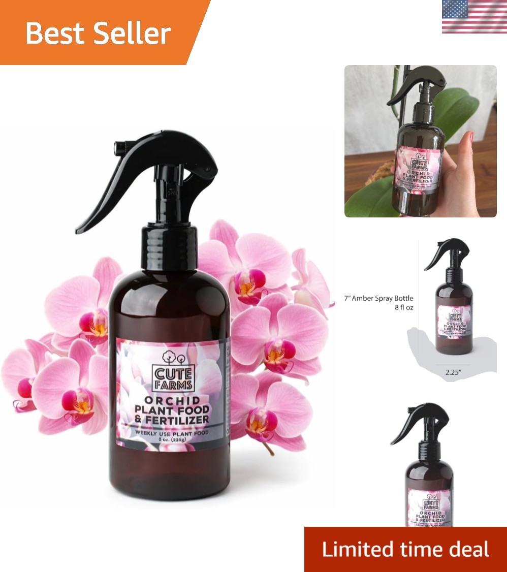8 oz Orchid Care Spray – Nutrient-Rich Fertilizer for Healthy Growing Orchids