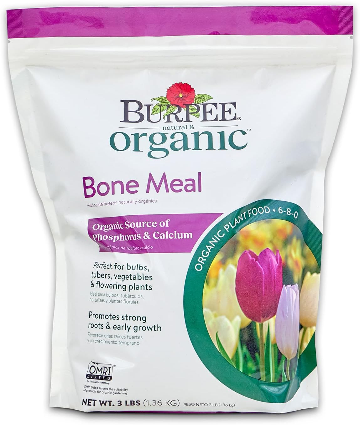 3lb Bone Meal Fertilizer | Add to Potting Soil | Strong Root Development-Organic