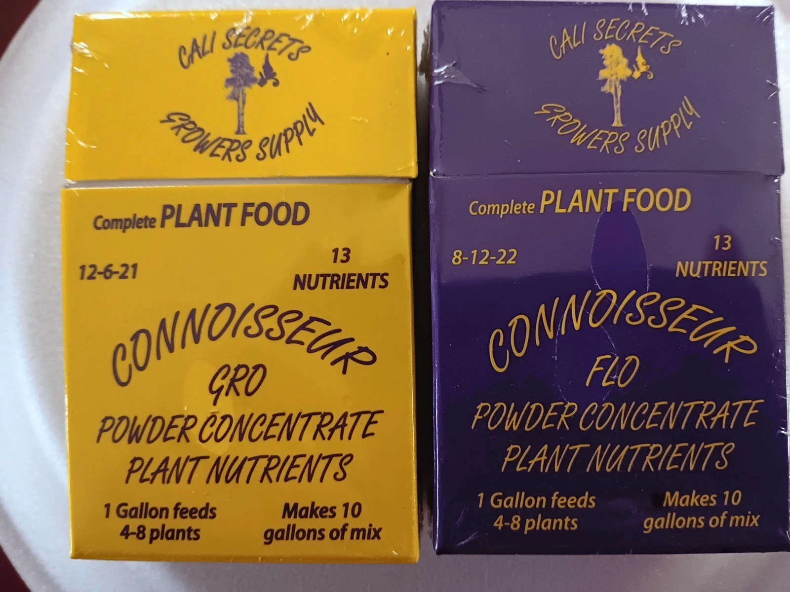 HEMP PLANT NUTRIENTS-(2) 10 GAL MIX{GRO & FLO} 6 PLANTS SEED TO HARVEST