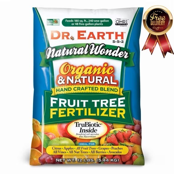 Natural & Organic Natural Wonder Fruit Tree Food 5-5-2 Fertilizer, 12