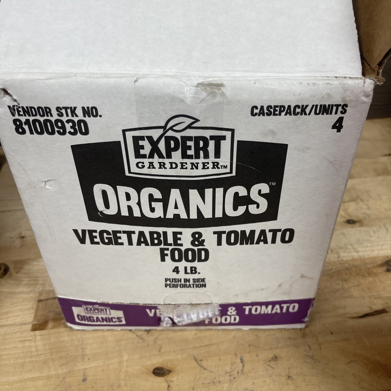 Lot Of 4 Expert Gardener Tomato & Vegetable 4lb Plant Food Fertilizer 3-5-6 New