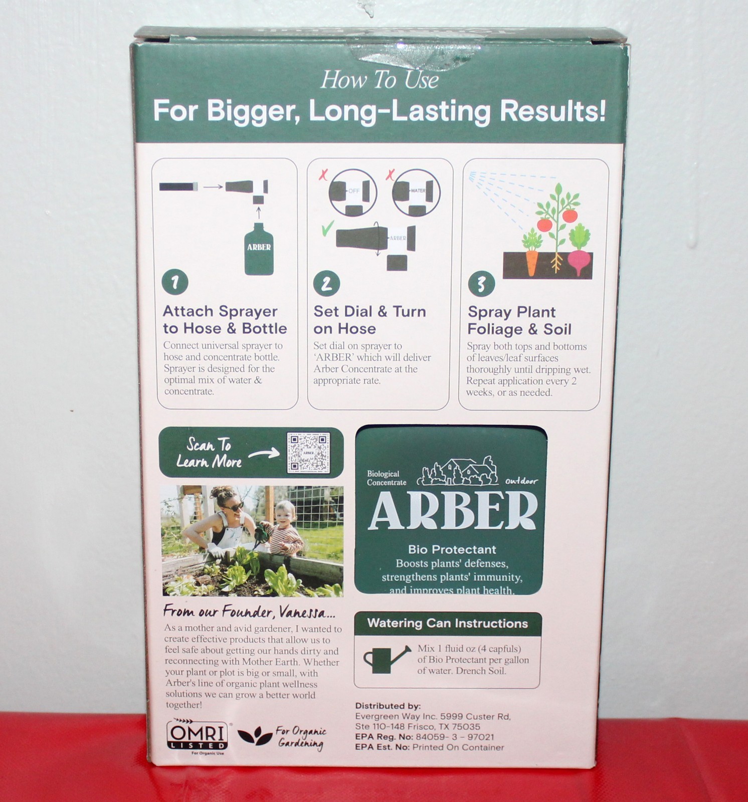 Arber Organic Fruit & Veggie 3-in-1 Boost and Ready to Spray Care Fertilizer 8oz