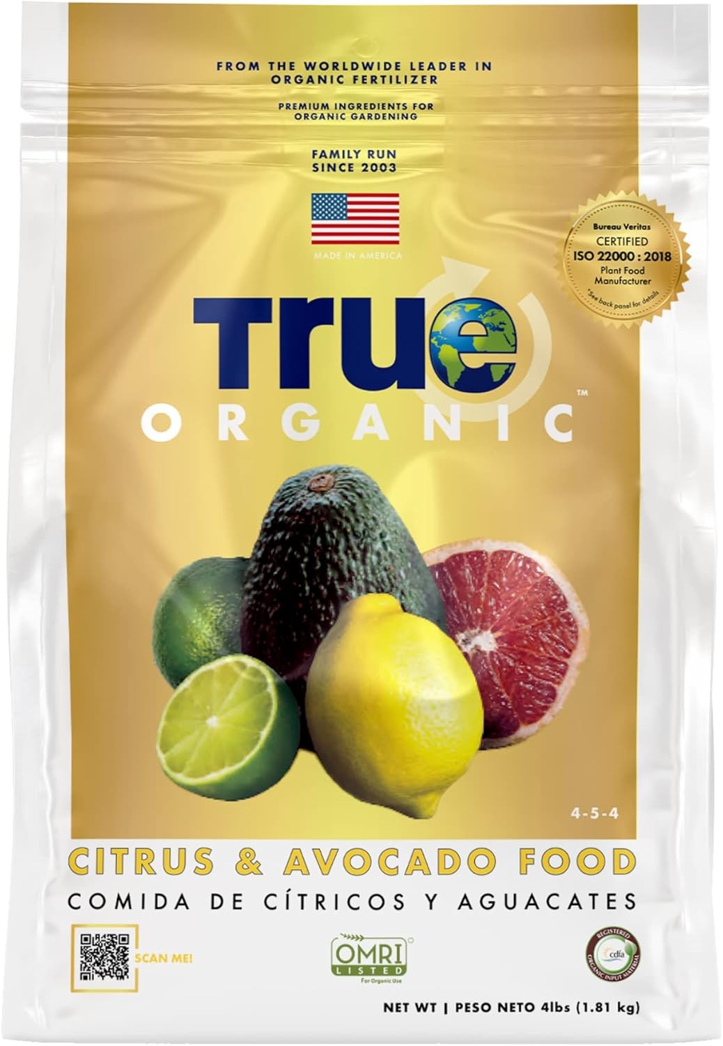 Citrus & Avocado Food – Organic Fertilizer for Lush Foliage and Abundant Fruit