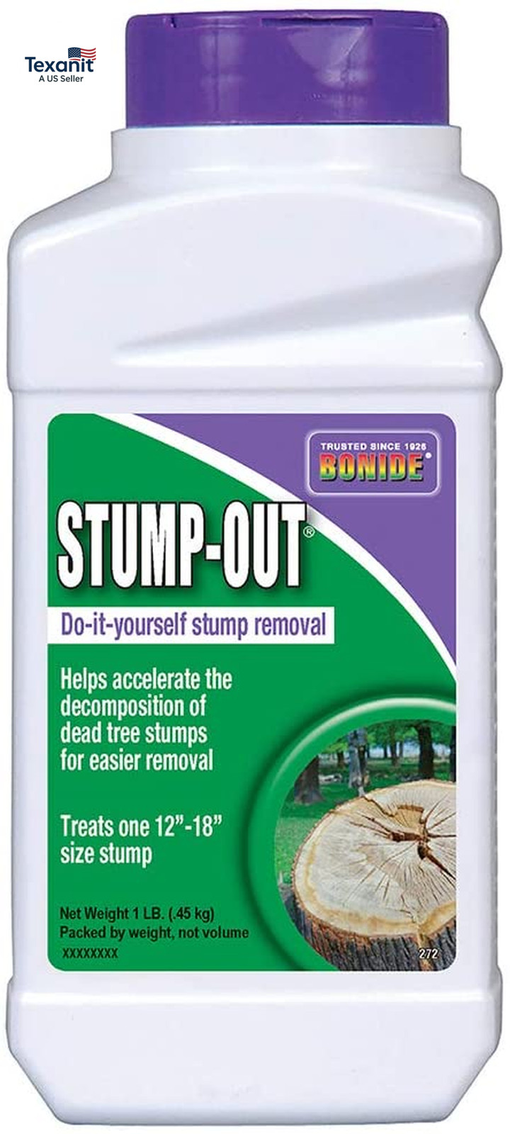 Stump-Out Granules, Do-It-Yourself at Home Stump Removal Pellets, 1 Lb. Fast-Act