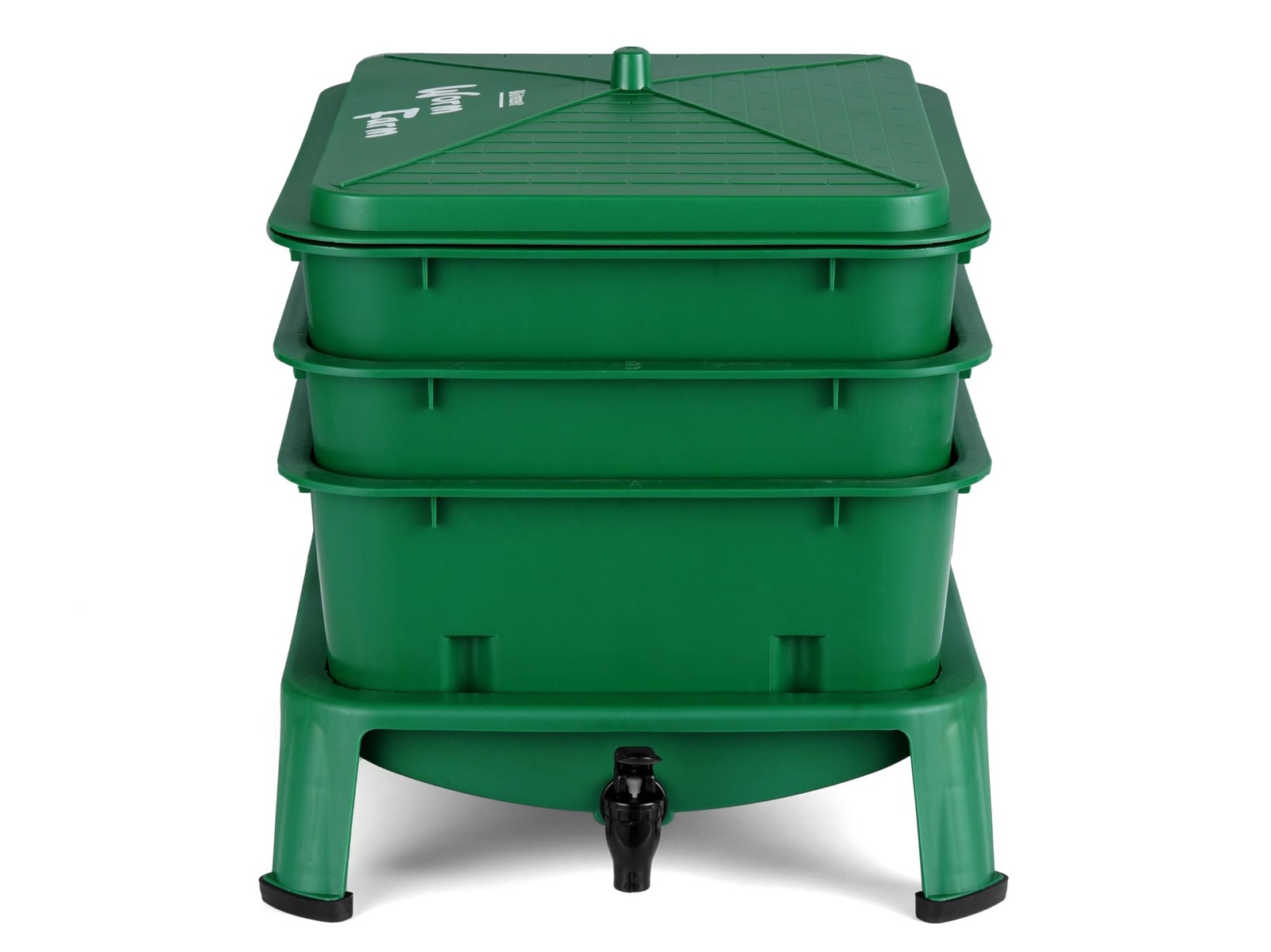 Blütezeit 3-Tray Worm Composter, 32QT Worm Farm with Compost Worms Starter Ki…