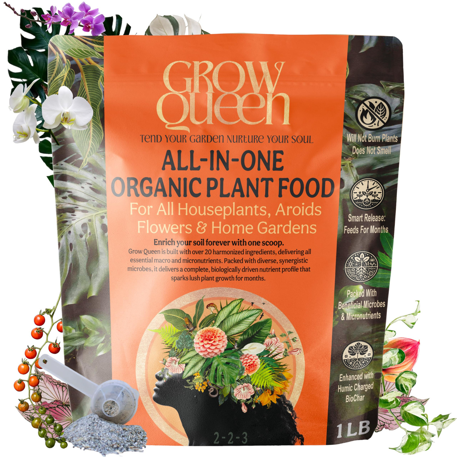 The All-in-One Complete Organic Plant Food, Indoor Plant Food for Houseplants…