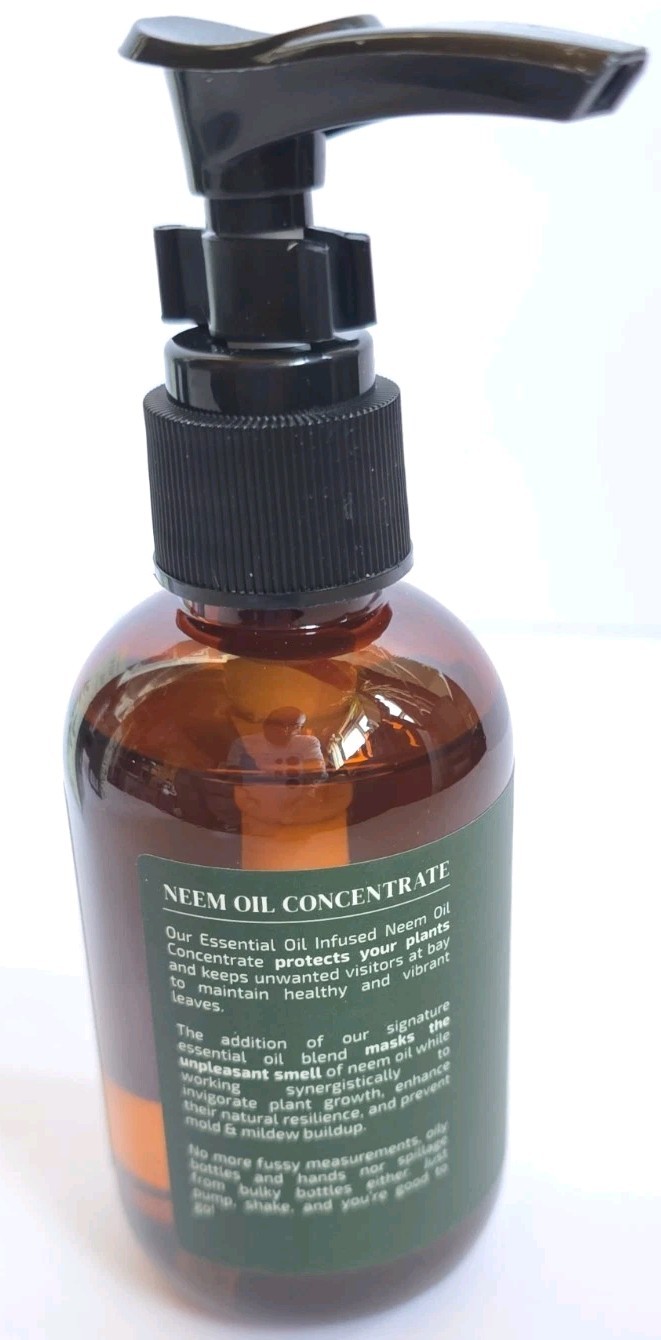 2 Bottles,Neem Oil Concentrate, plus Other Essential Oils For Plants