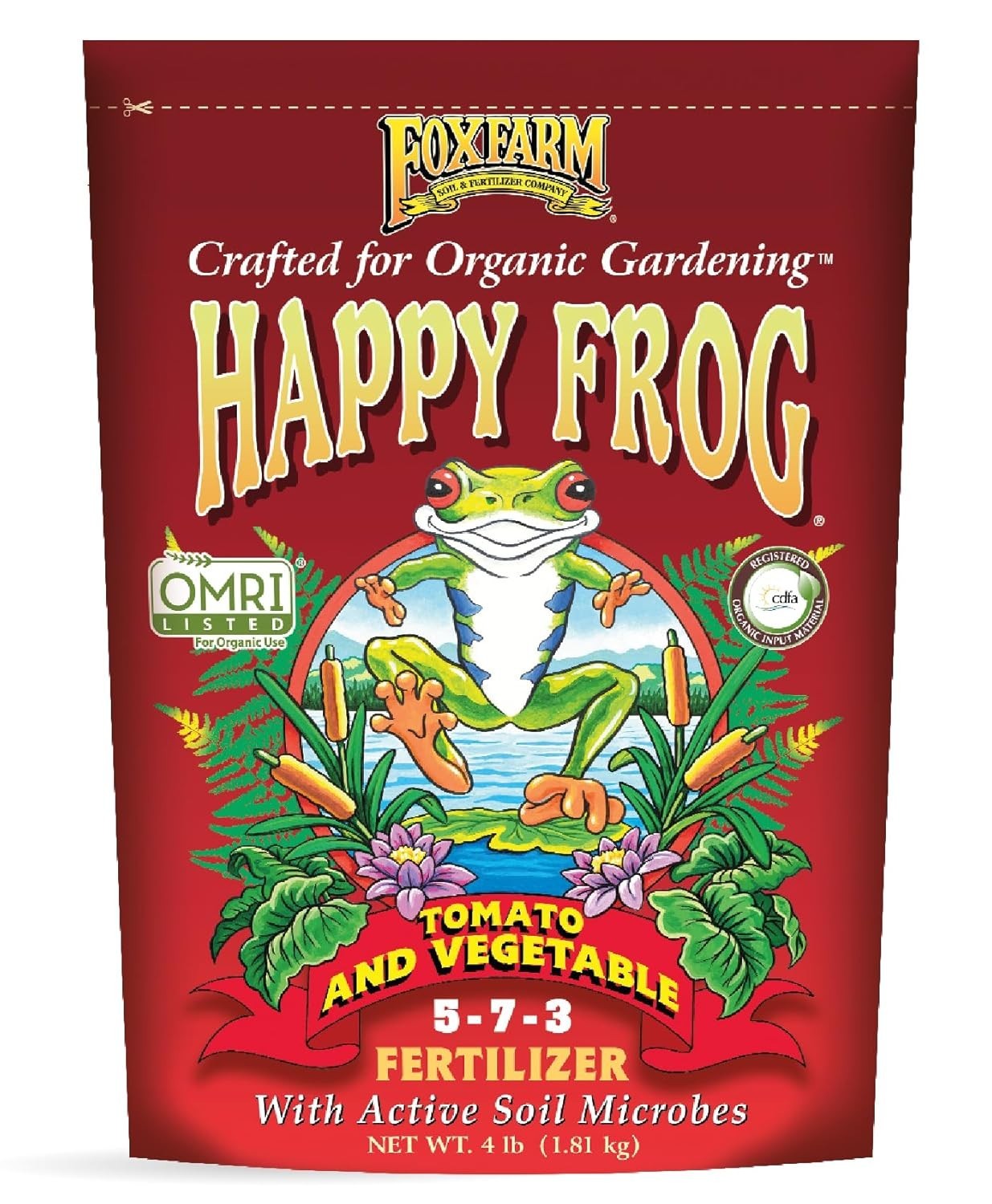 Happy Frog Tomato & Vegetable Fertilizer – Vegetable Fertilizer for Vigorous …