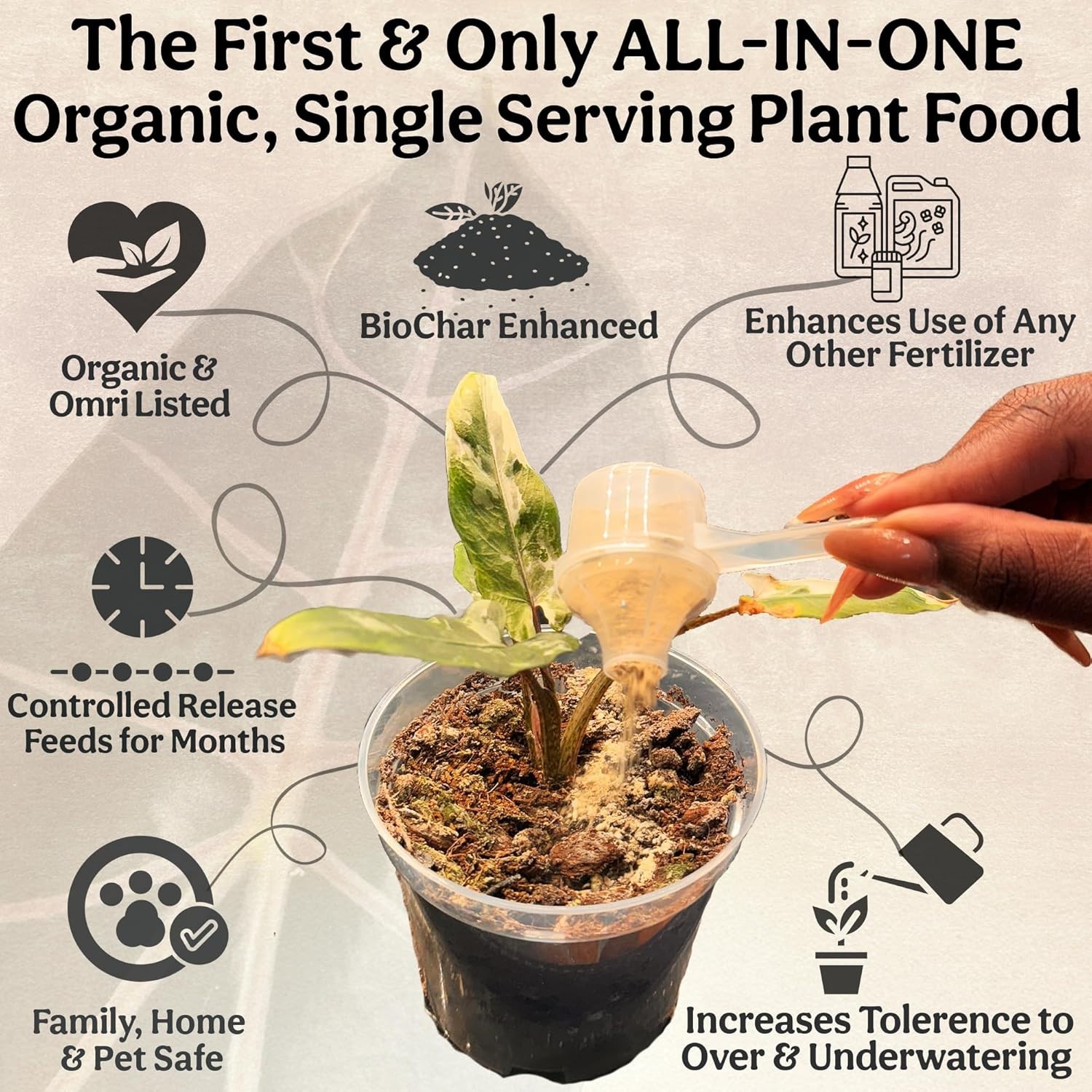 Sustainable All Natural Plant Food, 75 Formulated Servings