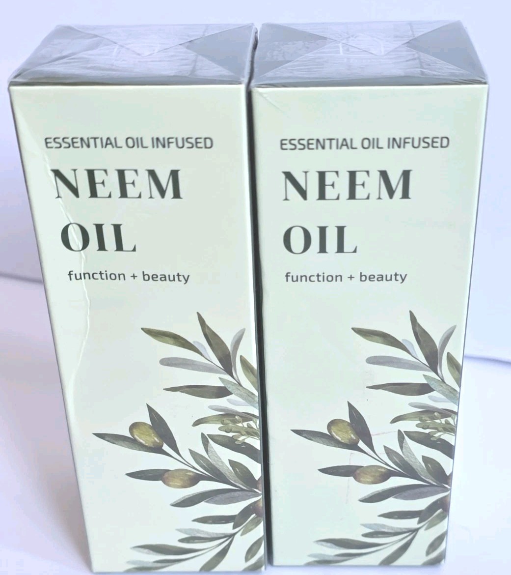 2 Bottles,Neem Oil Concentrate, plus Other Essential Oils For Plants